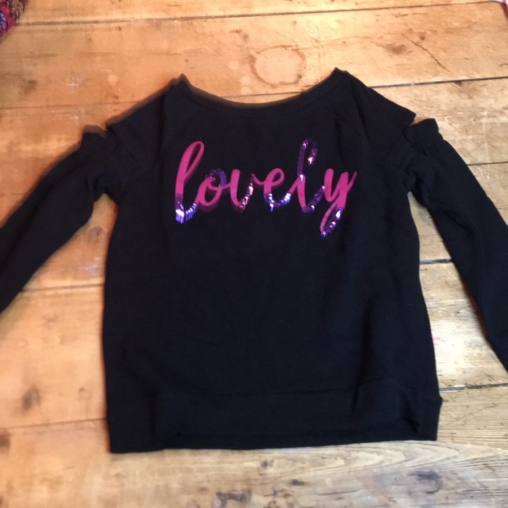 Girls fleece sweatshirt